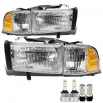 Dodge Ram 1994-2001 Replacement LED Headlight Bulbs Set Complete Kit