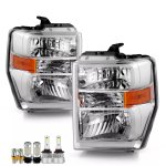 Ford F750 Truck 2016-2025 LED Headlight Bulbs Set Complete Kit