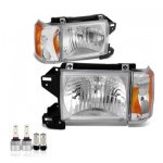 Ford Bronco 1987-1991 LED Headlight Bulbs Set Complete Kit