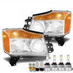 Nissan Titan 2004-2015 Headlights LED Bulbs Complete Kit