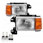 Ford F150 1987-1991 Replacement LED Headlight Bulbs Set Complete Kit