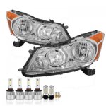 Honda Accord Sedan 2008-2012 LED Headlight Bulbs Set Complete Kit