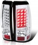 GMC Sierra 1999-2002 Clear LED Tail Lights