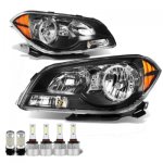 2009 Chevy Malibu Black LED Headlight Bulbs Set Complete Kit