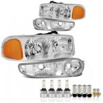 GMC Sierra Denali 2002-2006 LED Headlight Bulbs Complete Kit