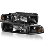 Chevy Caprice 1991-1996 Black Headlights Corner Lights Chevy Caprice 1991-1996 Black Headlights Corner Lights