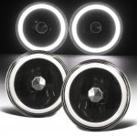 1970 Chevy C10 Pickup Tube Halo Black Sealed Beam Headlight Conversion