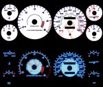 Dodge Ram 2500 1994-1997 Reverse Glow Gauge