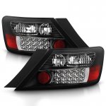 2007 Honda Civic Coupe Black LED Tail Lights 2007 Honda Civic Coupe Black LED Tail Lights