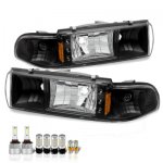 Chevy Caprice 1991-1996 Black Conversion Headlight LED Bulbs Set Complete Kit Chevy Caprice 1991-1996 Black Conversion Headlight LED Bulbs Set Complete Kit