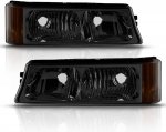 Chevy Silverado 2500HD 2003-2006 Smoked Front Bumper Lights Chevy Silverado 2500HD 2003-2006 Smoked Front Bumper Lights