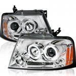 2008 Lincoln Mark LT Clear Dual Halo Projector Headlights with LED 2008 Lincoln Mark LT Clear Dual Halo Projector Headlights with LED