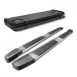 Chevy Silverado 3500HD 2020-2025 6 Inches Stainless Running Boards Tonneau Cover Soft 4-Fold Chevy Silverado 3500HD 2020-2025 6 Inches Stainless Running Boards Tonneau Cover Soft 4-Fold