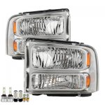 Ford F250 Super Duty 1999-2004 Chrome Conversion Headlight LED Bulbs Complete Kit Ford F250 Super Duty 1999-2004 Chrome Conversion Headlight LED Bulbs Complete Kit
