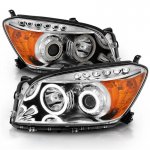 Toyota RAV4 2006-2008 Clear Projector Headlights Halo LED Toyota RAV4 2006-2008 Clear Projector Headlights Halo LED