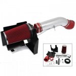 2006 Chevy Avalanche V8 Cold Air Intake with Red Air Filter