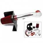 2010 Cadillac Escalade Aluminum Cold Air Intake System with Red Air Filter