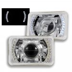 1987 Dodge Dakota LED Sealed Beam Projector Headlight Conversion