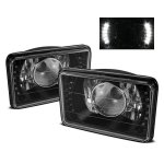 1980 Pontiac Firebird LED Black Sealed Beam Projector Headlight Conversion