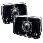 1993 Chevy S10 Black Sealed Beam Projector Headlight Conversion