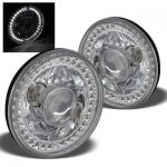 1979 Nissan 280ZX White LED Sealed Beam Projector Headlight Conversion