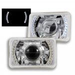 1980 Ford Mustang LED Sealed Beam Projector Headlight Conversion