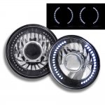 1976 Porsche 914 7 Inch LED Black Chrome Sealed Beam Projector Headlight Conversion