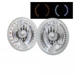 1973 Chevy Suburban LED Sealed Beam Headlight Conversion Amber LED Signal Lights