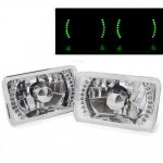 1988 Dodge Diplomat Green LED Sealed Beam Headlight Conversion