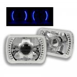 1982 Mazda GLC Blue LED Sealed Beam Projector Headlight Conversion