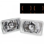 1980 Ford Mustang Amber LED Sealed Beam Headlight Conversion