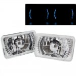 1980 Ford Mustang Blue LED Sealed Beam Headlight Conversion