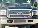 2005 Ford F450 Super Duty Polished Aluminum Lower Bumper Billet Grille Insert