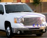 2009 GMC Sierra 2500HD Aluminum Billet Grille Insert