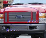 Ford F550 Super Duty FX4 2008-2010 Polished Aluminum Billet Grille Insert