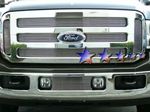 Ford F550 Super Duty 2005-2007 Polished Aluminum Lower Bumper Billet Grille Insert