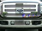 2006 Ford F550 Super Duty Polished Aluminum Lower Bumper Billet Grille Insert