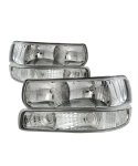 2000 Chevy Tahoe Clear Headlights and Bumper Lights