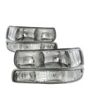 2002 Chevy Silverado Clear Headlights and Bumper Lights