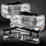 2006 Chevy Tahoe Clear Headlights Set and Fog Lights