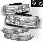 2004 Chevy Tahoe Clear Projector Headlights and Bumper Lights