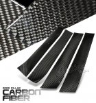 2007 Mazda 5 Carbon Fiber Door Pillars