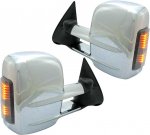 1999 Chevy Silverado 2500HD Towing Mirrors Power Heated Chrome LED Signal Lights