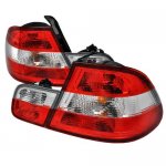 2000 BMW 3 Series Coupe Custom Tail Lights Red and Clear