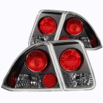 2005 Honda Civic Sedan Black Custom Tail Lights