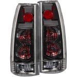 1993 GMC Sierra Black Custom Tail Lights