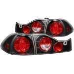 Honda Accord Sedan 1998-2000 Black Custom Tail Lights