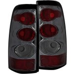 2004 Chevy Silverado 2500 Smoked Custom Tail Lights