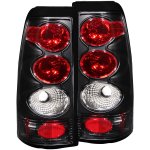 2003 GMC Sierra 2500 Black Custom Tail Lights