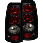 GMC Sierra 2500 1999-2003 Black Smoked Custom Tail Lights